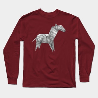 origami zebra Long Sleeve T-Shirt